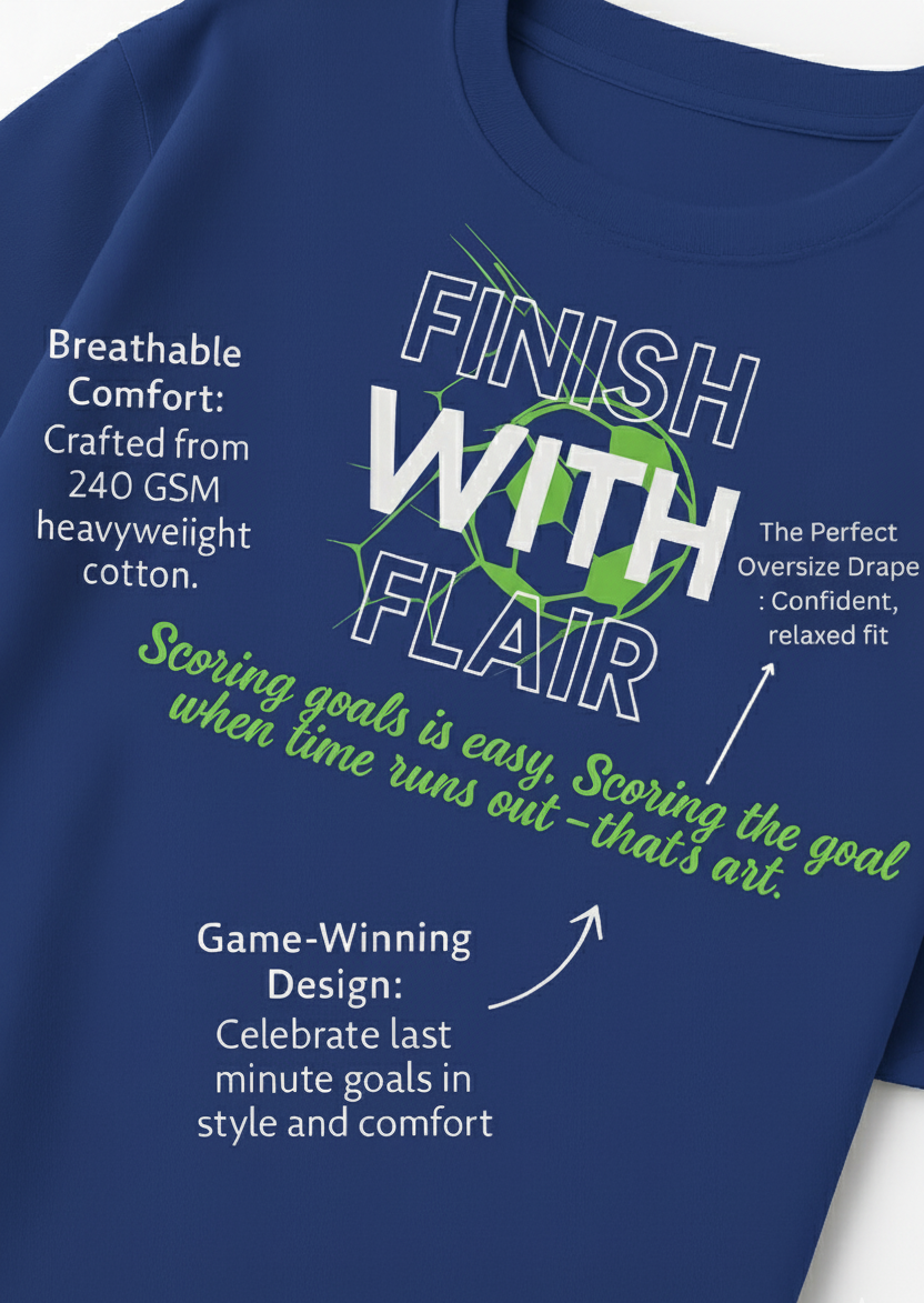 "Flair" Unisex Oversized Classic T-Shirt